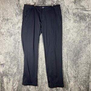 Twillory Pants Mens 38x32 Blue Slim Fit Performance Dress Travel Microfiber